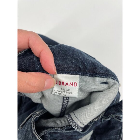 J Brand Womens Size 29 Seline Wide Leg Bell-Bottom Flare Jeans Trousers Nautical - Picture 5 of 10